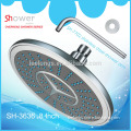 SH-3636-7702 Leelongs Bathroom Round Rainfall Chrome 8 Inch Plastic Shower Head Spray